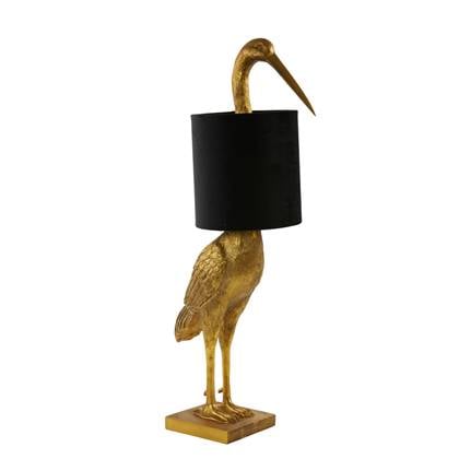 Tafellamp Birdy 77cm hoog goud