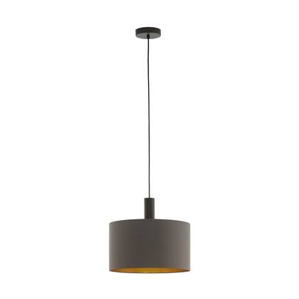 EGLO Concessa 1 Hanglamp - E27 - Ø 38 cm - Donkerbruin|Cappucino|Goud Bruin, Goud