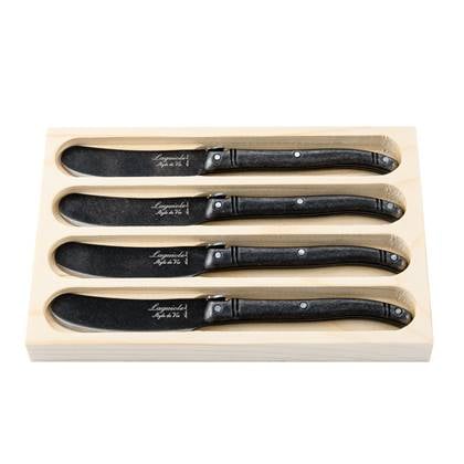 Laguiole Style de Vie Botermessen Zwart