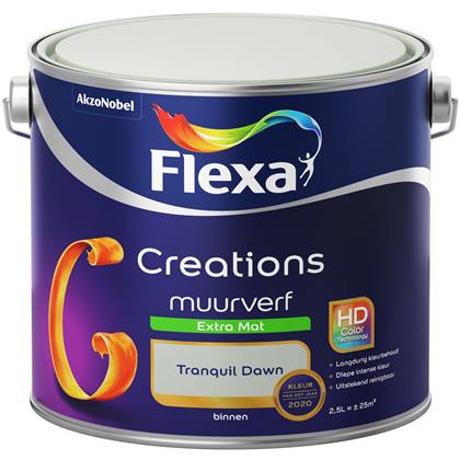 Flexa Creations muurverf extra mat Tranquil Dawn 2,5 liter