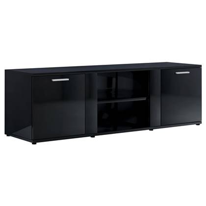 vidaXL-Tv-meubel-120x34x37-cm-bewerkt-hout-hoogglans-zwart