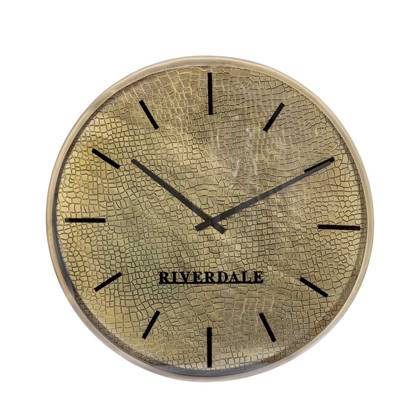 Riverdale - Wandklok Levy Rond - Ø50cm - goudprint - Goud