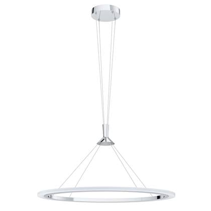 EGLO Hornitos-C Hanglamp - LED - 75,5 cm - Grijs|Satijn - Dimbaar