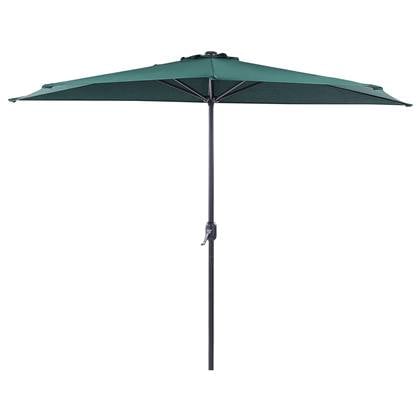 Beliani - GALATI - Halfronde parasol - Groen - 270 cm - Polyester