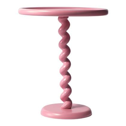POLSPOTTEN Twister Bijzettafel - Roze