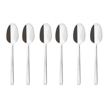 Sambonet Rock Koffielepels 6 st. - Zilver