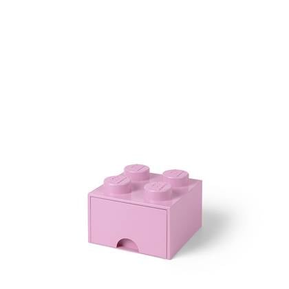 LEGO - Set van 6 - Opberglade Brick 4, Lichtroze - LEGO