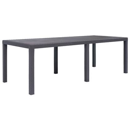 vidaXL Tuintafel Bruin 220 x 90 x 72 cm