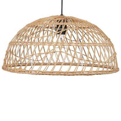 Beliani - RAVINE - Hanglamp - Natuurlijk - Rotan Beige