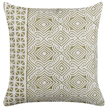 Beliani - LARICS - Sierkussen - Groen - 45 x 45 cm - Katoen