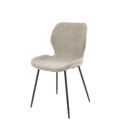 Fraaai - Verona eetkamerstoel - boucle - zand Taupe