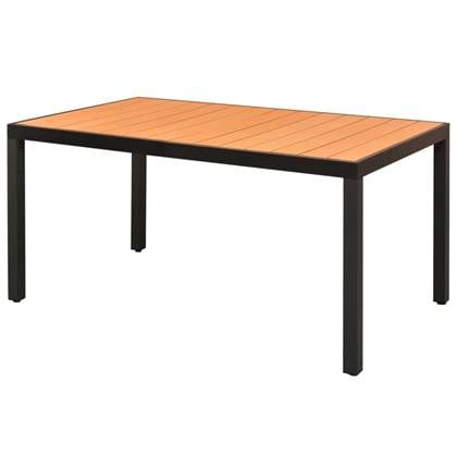 vidaXL Tuintafel Bruin 150 x 90 cm