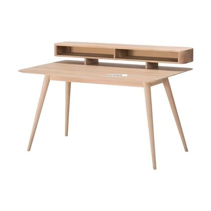 Gazzda Stafa desk houten bureau whitewash - 140 x 80 cm