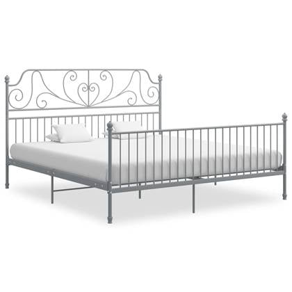 vidaXL Bedframe Grijs 180 x 200 cm