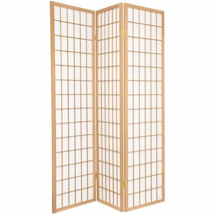 Fine Asianliving Japanse Kamerscherm B135xH180cm 3 Panelen Shoji