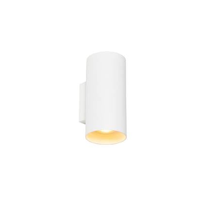 QAZQA Design wandlamp rond 2-lichts - Sab Wit