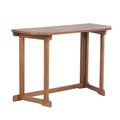 Beliani-TREIA -Tuintafel-Lichte houtkleur-47 x 110 cm-Acaciahout