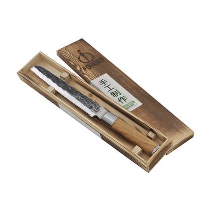 Forged Olive Broodmes 20,5 cm Bruin, Zilver