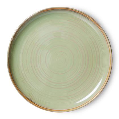 HKliving Chef Ceramics Dinerbord Ø 26 cm - Moss Green