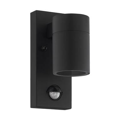 EGLO Riga 5 Wandlamp Buiten - Sensor - GU10 - 16,5 cm - Sensor - Zwart