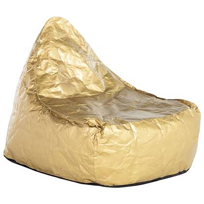 Beliani DROP Zitzak Goud