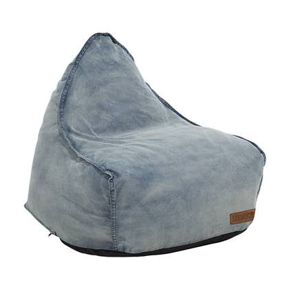 Beliani DROP Zitzak Blauw