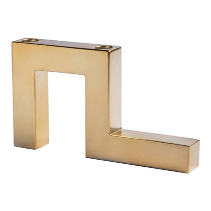 &k amsterdam Gold Tube Kandelaar - Medium