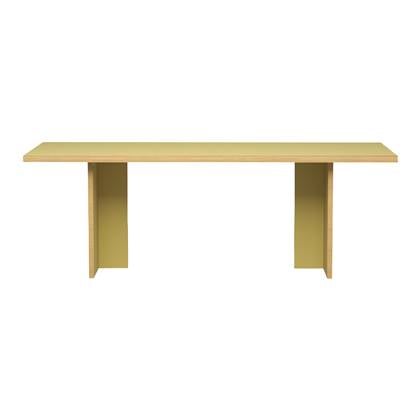 HKliving Dining Table Eettafel - 220 x 90 cm - Olive