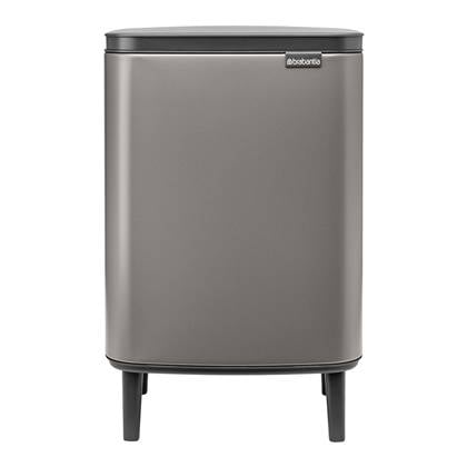 Brabantia Bo Hi Afvalemmer 12 L Platinum