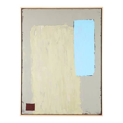 Hkliving Schilderij - Pistasch / Blauw