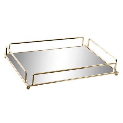 CASA DI ELTURO Mirror Tray Elegance Rechthoek - Metalen spiegel