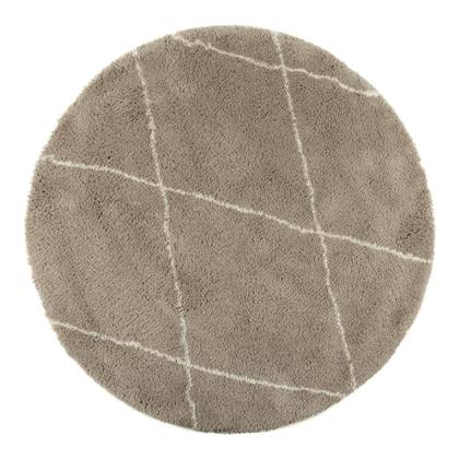 Interieur05 Vloerkleed Berber Nea Grijs|Wit 200cm rond