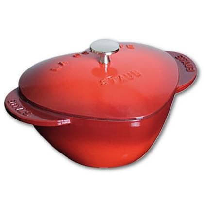 Staub Hartvormige cocotte - kers 1,75 l