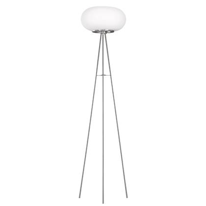 EGLO Optica Vloerlamp - E27 - 157 cm - Grijs|Wit