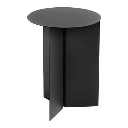 HAY Slit Table Round Bijzettafel Ã 35 cm - Zwart