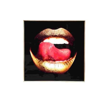 PTMD Schilderij Melani Tongue Glas