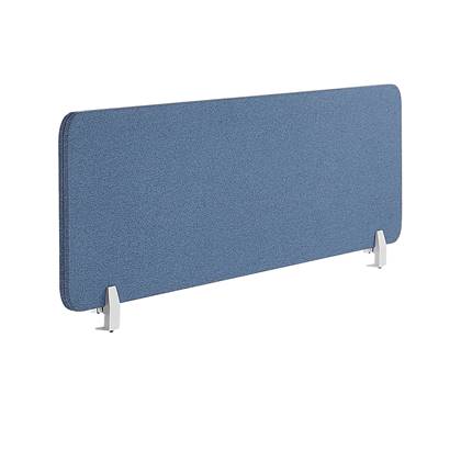 Beliani - WALLY - Bureauscherm - Blauw - 130 cm - Polyester