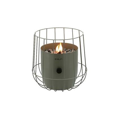 Cosiscoop basket - olive - gaslantaarn met gaspatroon