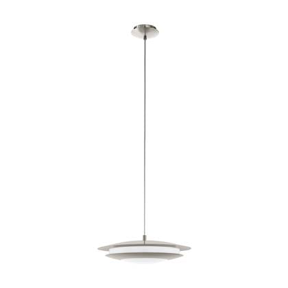 EGLO Moneva-C Hanglamp - LED - Ø 40,5 cm - Grijs|Wit - Dimbaar