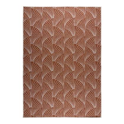 Interieur05 Buitenkleed Deco roest|wit dubbelzijdig - 240x340 cm