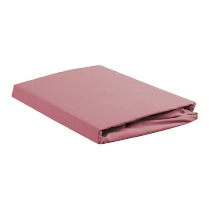 Ambiante Cotton Uni Hoeslaken 140 x 200 cm - Roze