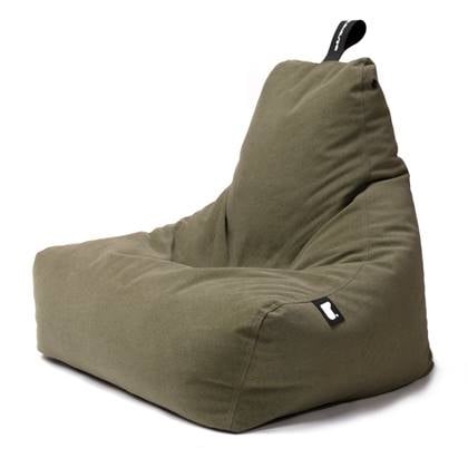 Extreme Lounging - indoor b-bag - mighty-b suede Moss