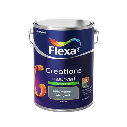 Flexa Creations Muurverf Extra Mat 85% Marmer 5 liter