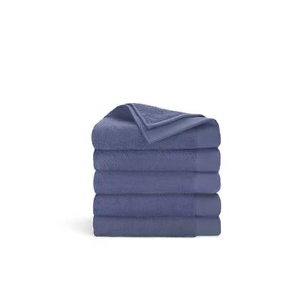Walra - Baddoek Remade Cotton - 5x 50x100 - Blauw