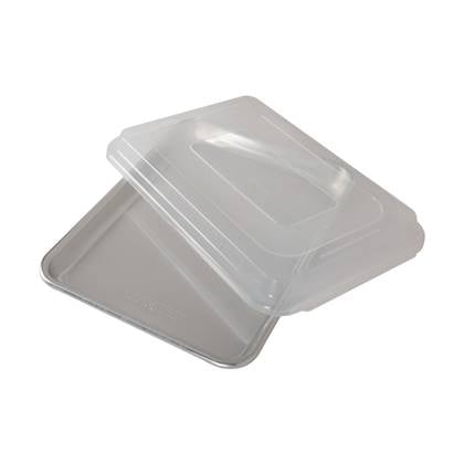 Nordic Ware - Bakplaat met Deksel, 33 x 24,4 cm, Aluminium - Nordic W Zilver