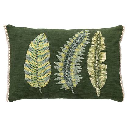 FERNANDO | Sierkussen | 40x60 cm Chive | Groen | Hoii | met GRS veren