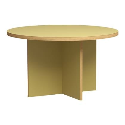 HKliving Dining Table Eettafel - Ø 130 cm - Olive