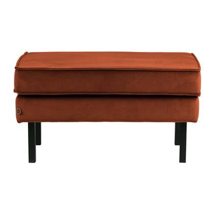 BePureHome Rodeo Hocker - Velvet - Roest