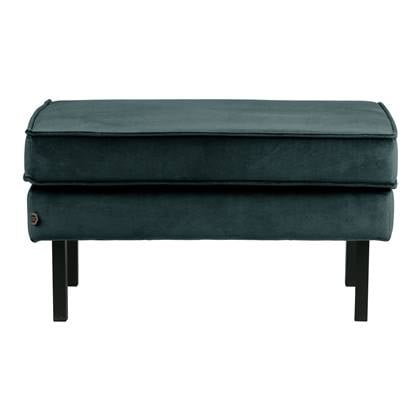 BePureHome Rodeo Hocker - Velvet - Teal