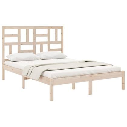 vidaXL Bedframe massief hout 150x200 cm